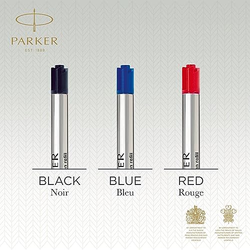 Parker Ballpoint Pen Refill   Medium Point   Blue QUINKflow Ink   1 Count