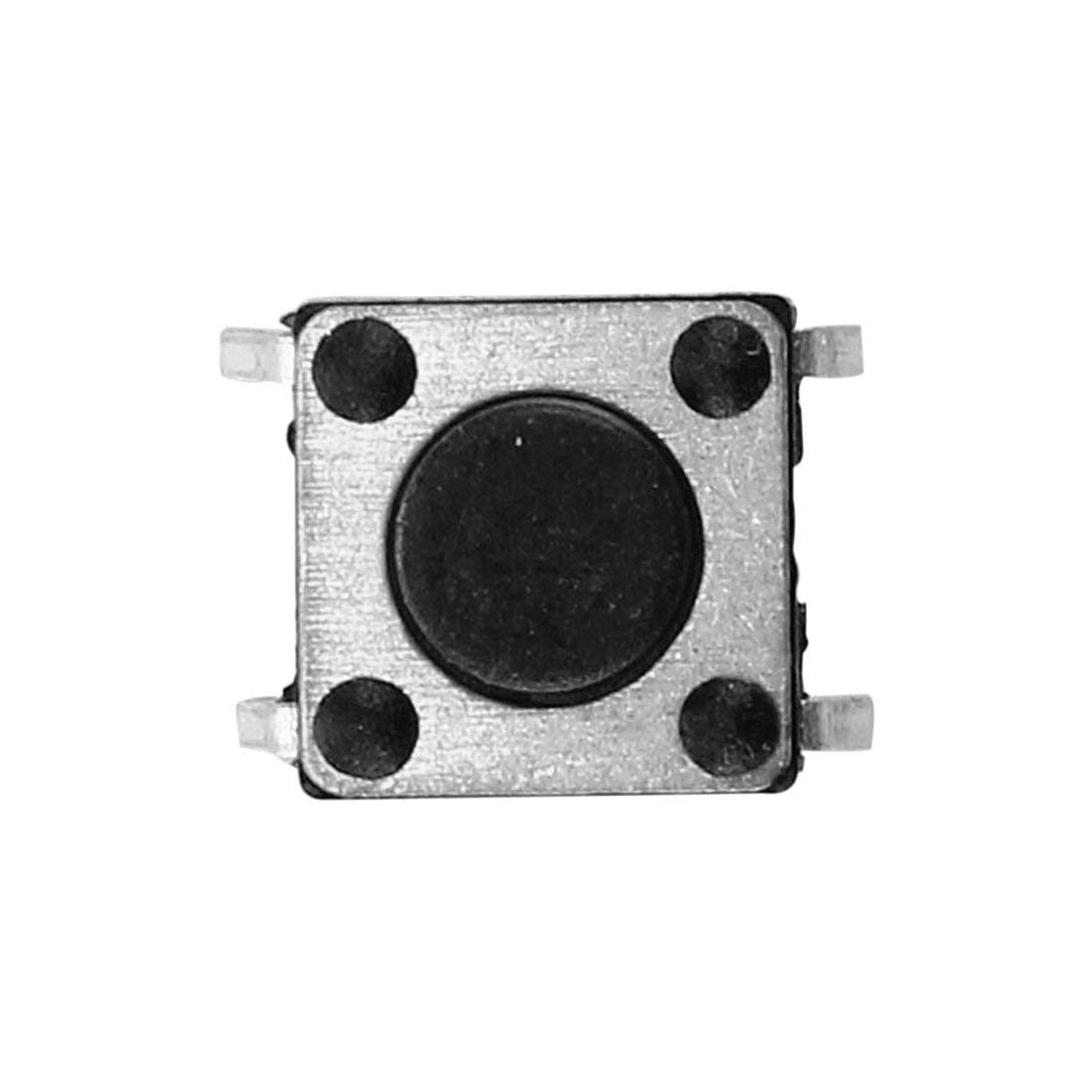 Youmile 100PACK Tact Button Switch 6x6x4.5mm 4Pin DIP Micro Panel PCB Momentary Tactile Tact Push Button Switch