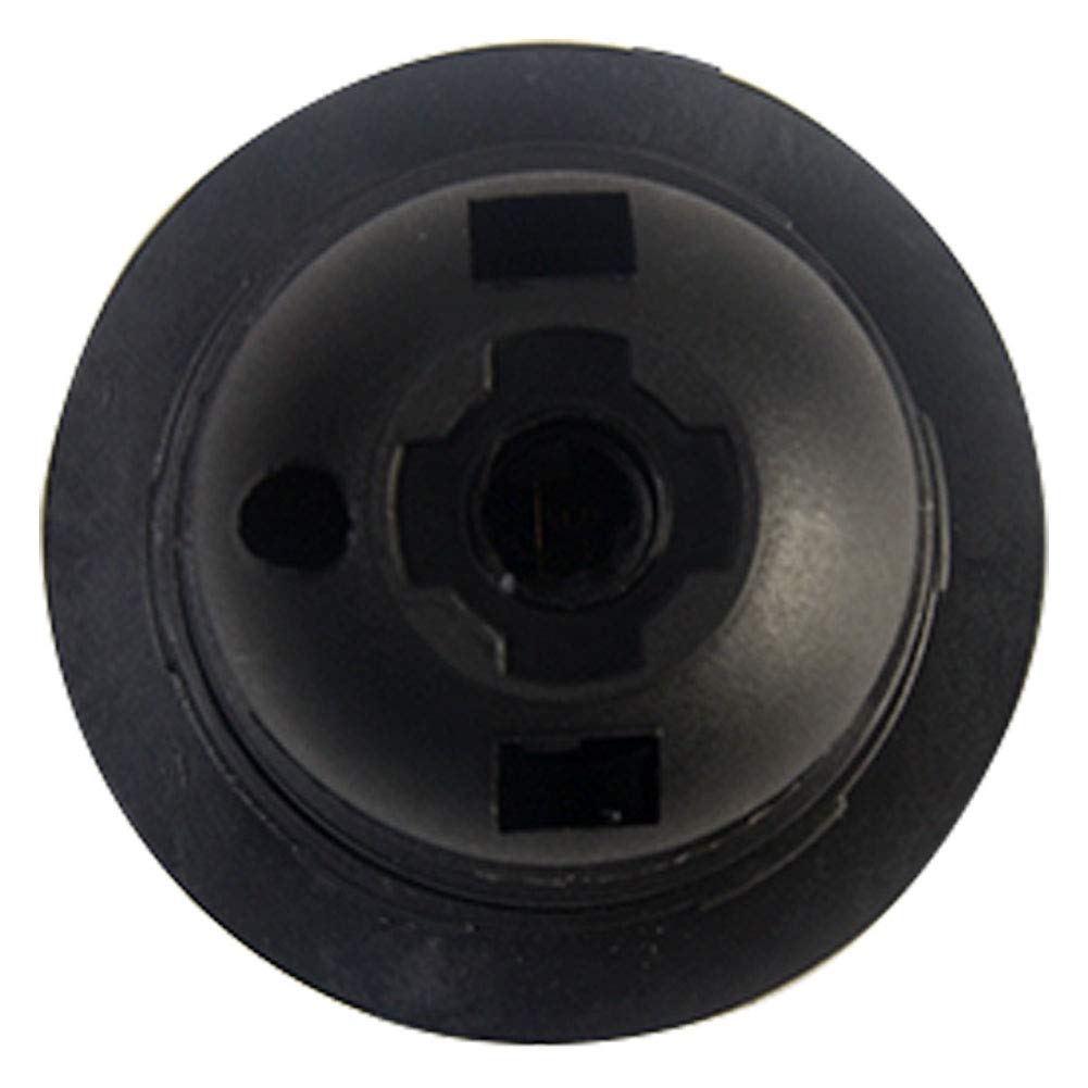 E27 Bulb Holder Edison Screw ES E27 Lamp Holder Practical Lamp Pendant Holder - Plastic Lampshade Ring Adapter(Black)