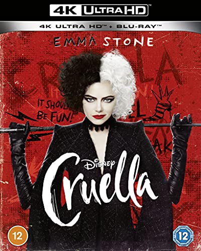 Disney's Cruella 4k Ultra-HD [Blu-ray] [2021] [Region Free]