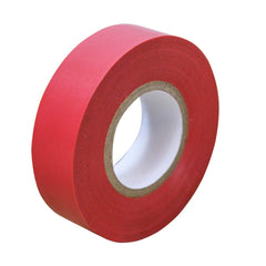 Faithfull FAITAPEPVCR Red PVC Electrical Tape 19 mm x 20 m - Red