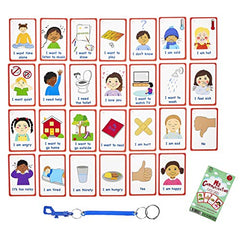 Special Needs My Communication Cards 27 PECS Flashcards For SEN, Special Ed, Speech Delay Non Verbal Children and adults with Autism for visual aid or cue cards