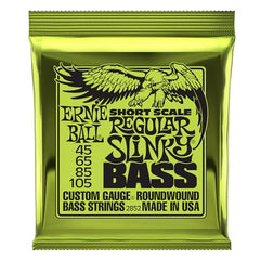 Ernie Ball Regular Slinky Nickel Wound Short Scale Bass Strings - 50-105 Gauge