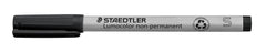 STAEDTLER 311 WP4 Lumocolor Non-Permanent Pen, Superfine Line Width, 0.4mm - Assorted Colours (Pack of 4)