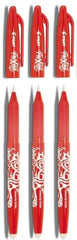 Pilot Red Frixion Rollerball Erasable Pens Pen 0.7mm Nib Tip 0.35mm Line BL-FR7 (Pack Of 3)