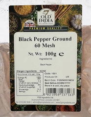 Old India Black Pepper Ground 60 Mesh 100g