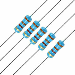 UMTMedia® 30pcs 5.6 ohm Ω - 1/2W Watt Metal Film Resistors 0.5 ±1% for Electronic, Arduino, or Raspberry PI Projects. Many Values Available