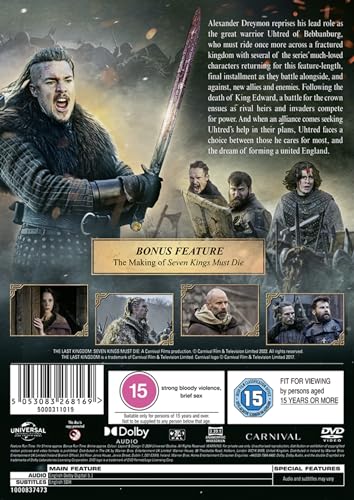 The Last Kingdom: Seven Kings Must Die [DVD] [2023]