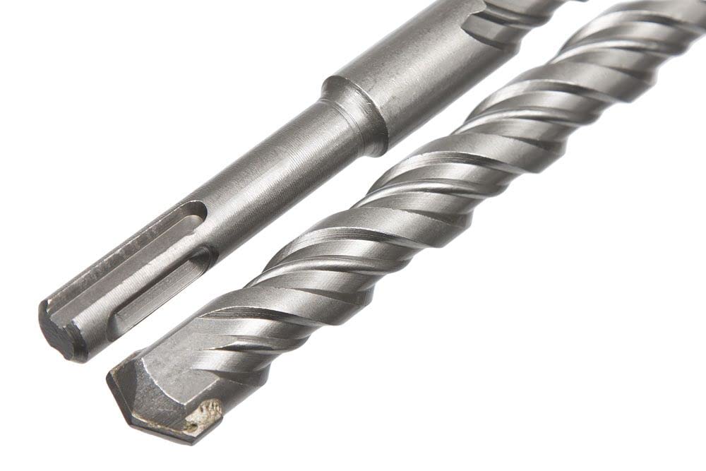 UK Drills - SDS Plus Hammer Drill Bit - Tungsten Carbide Tip, Fully Hardened Tool - To Be Used in Granite, Concrete & Masonry - 8.0mm x 160mm (Pack of 5)