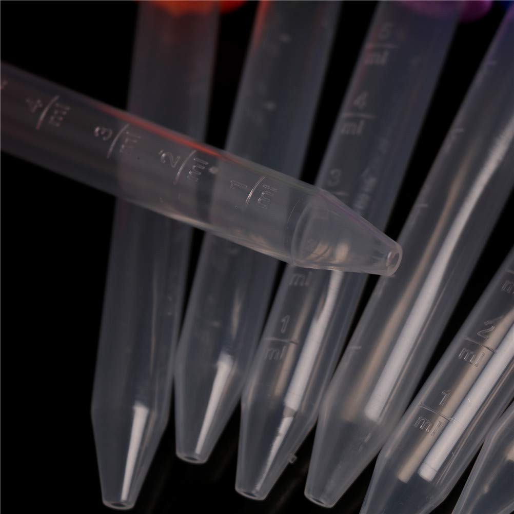 Silicone Liquid Droppers, 8 Pcs Clear Plastic Droppers Pipettes Bulb Tip Eye Dropper for Candy Molds Baby Feeder, Gummy Mold and Crafts