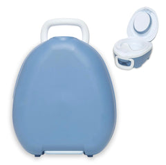 My Carry Potty - Blue Pastel Travel Potty, Award-Winning Portable Toddler Toilet Seat for Kids to Take Everywhere