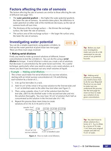 A-Level Biology for AQA: Year 1 & 2 Student Book with Online Edition: course companion for the 2024 and 2025 exams (CGP AQA A-Level Biology)