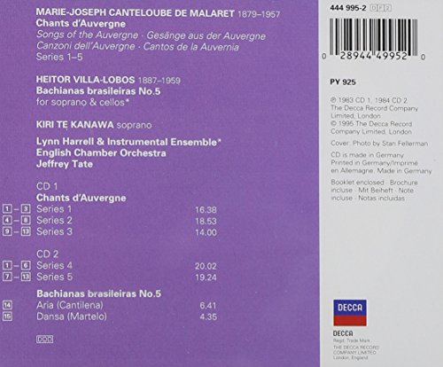 Canteloube: Chants d'Auvergne / Villa-Lobos: Bachianas Brasileiras No.5