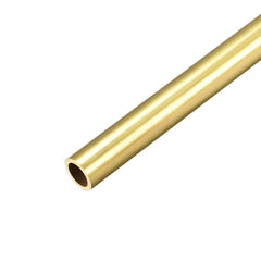 sourcing map Brass Round Tube, 300mm Length 9.5mm OD 1mm Wall Thickness, Seamless Straight Pipe Tubing