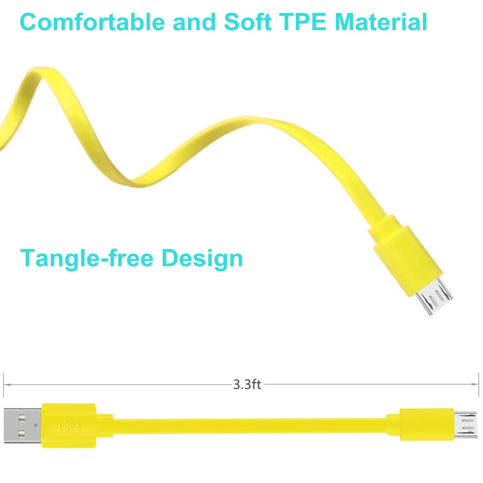 Toxaoii Replacement UE Boom Speaker Charging Cable, Micro USB Power Charging Cord Compatible with Logitech UE Boom UE Boom 2 Megaboom Wonderboom Miniboom UE Boom Roll Wireless Speaker