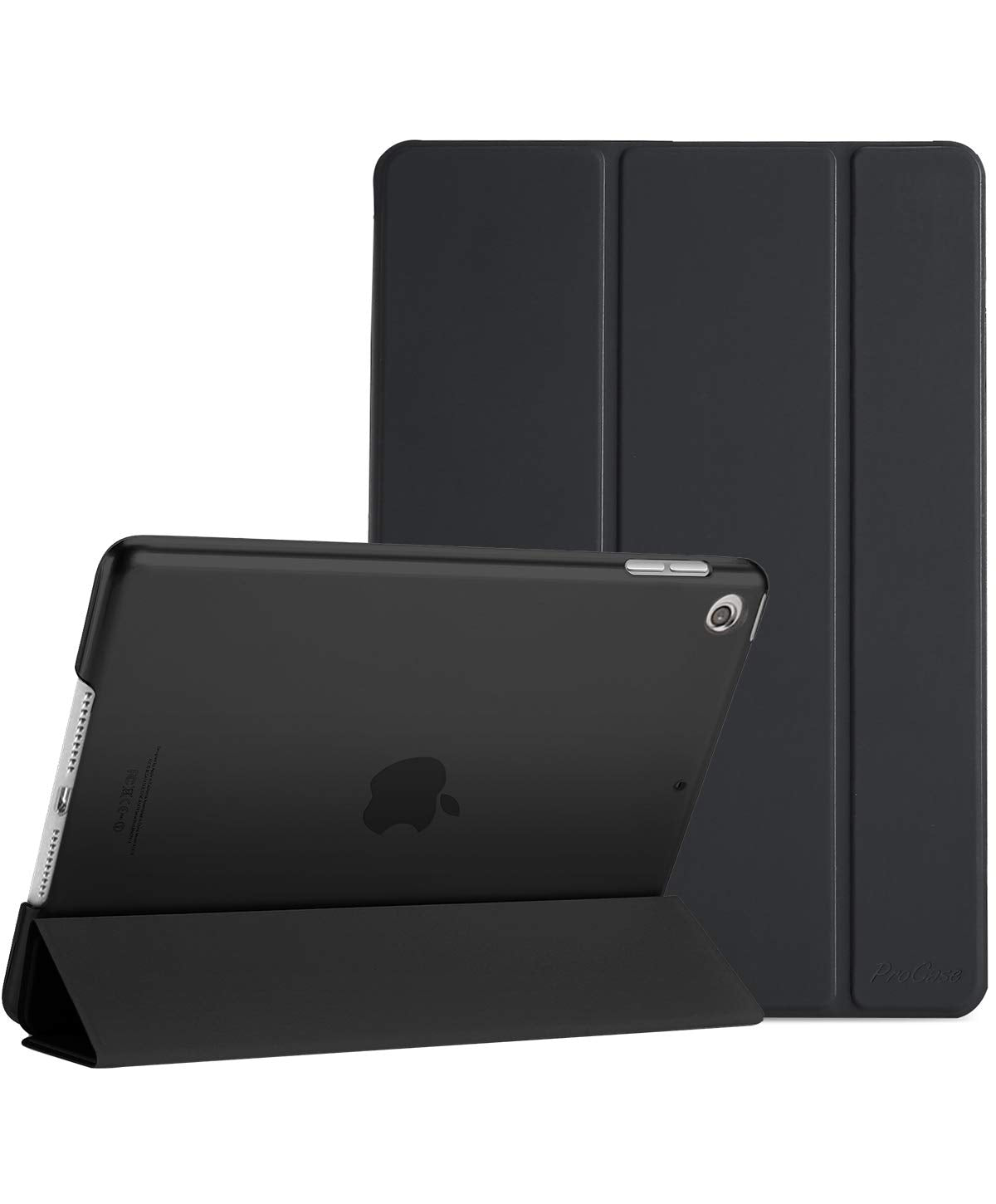 ProCase for iPad 9th Generation 2021/ iPad 8th Generation 2020/ iPad 7th Generation 2019 Case, iPad Cover 9th Generation 10.2 iPad Case -Black