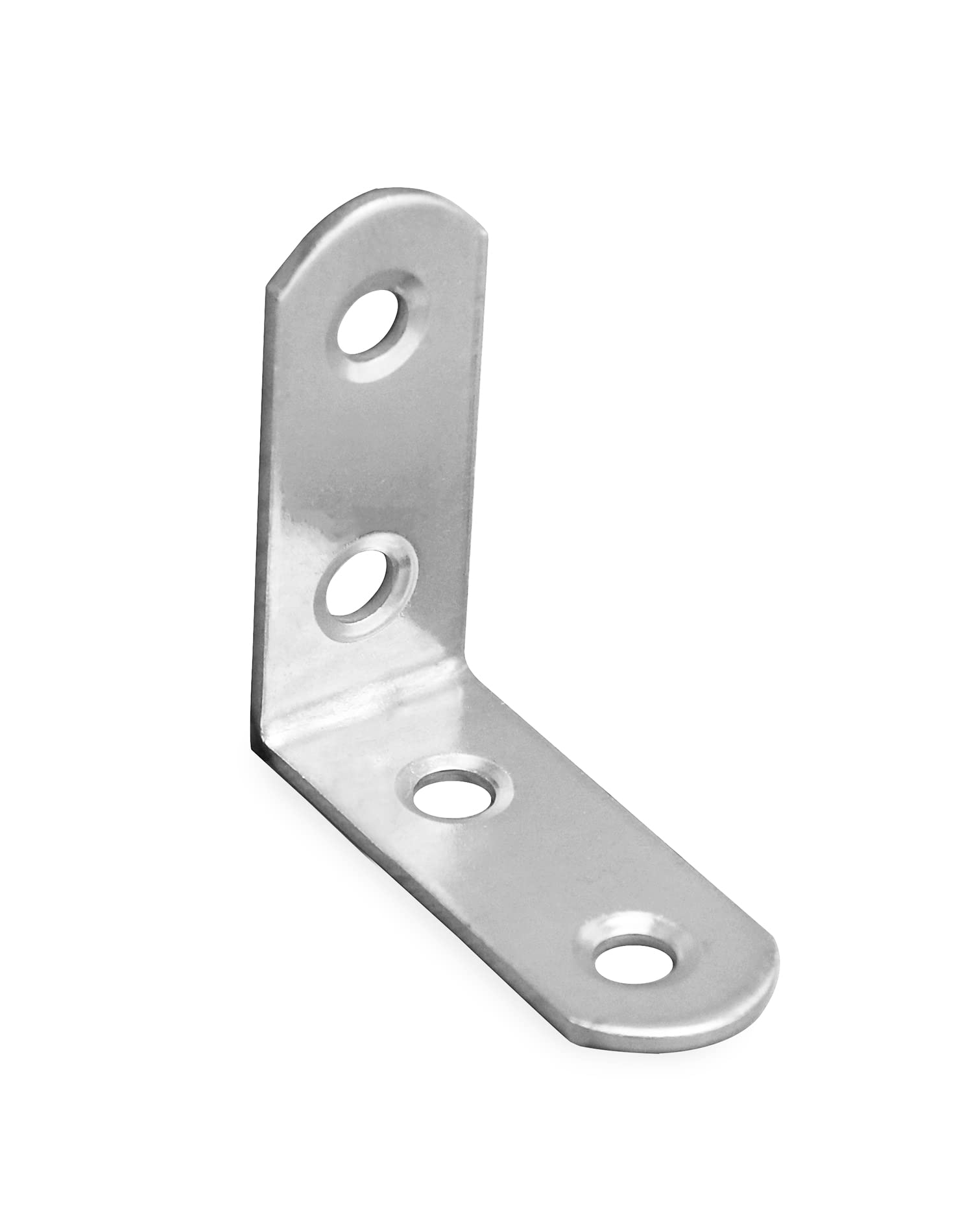 QWORK® L Brackets for Wood , 28pcs Corner Brace , Stainless Steel , 16x20mm , 16x40mm , 16x50mm , 90 Degree L Shaped Brackets for Furniture Fixation