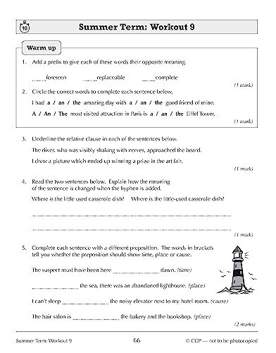 New KS3 Year 8 Spelling, Punctuation and Grammar 10-Minute Weekly Workouts (CGP KS3 10-Minute Tests)