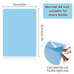 Coolon Dyslexia Overlays Dyslexia Aids for Children Coloured Overlays for Dyslexia 8PCS Overlays for Reading Dyslexia Coloured Overlays (A4 Dyslexia Overlays)