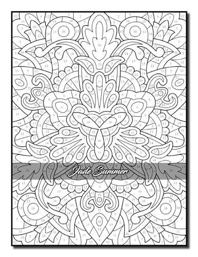 Color by Number Patterns: An Adult Coloring Book with Fun, Easy, and Relaxing Coloring Pages (Color by Number Coloring Books)