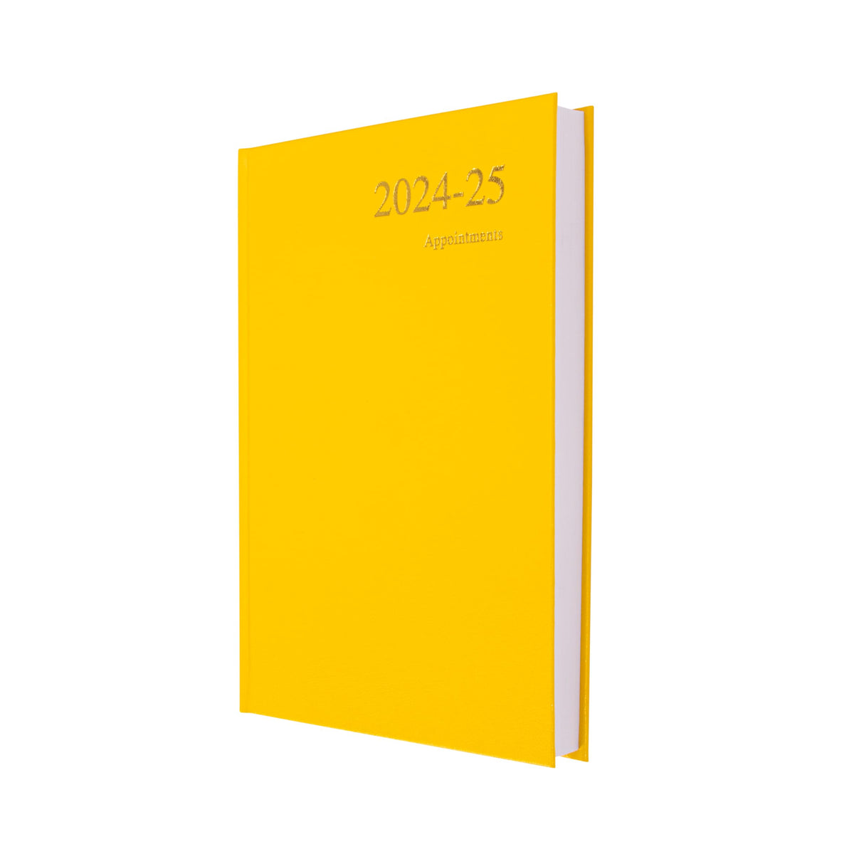 Collins Essential A5 Academic Year 2024-25 Day a Page Diary - Yellow - Mid Year Academic Planner for Students and Teachers - ESSA51M.45-2425 - July 2024 to July 2025