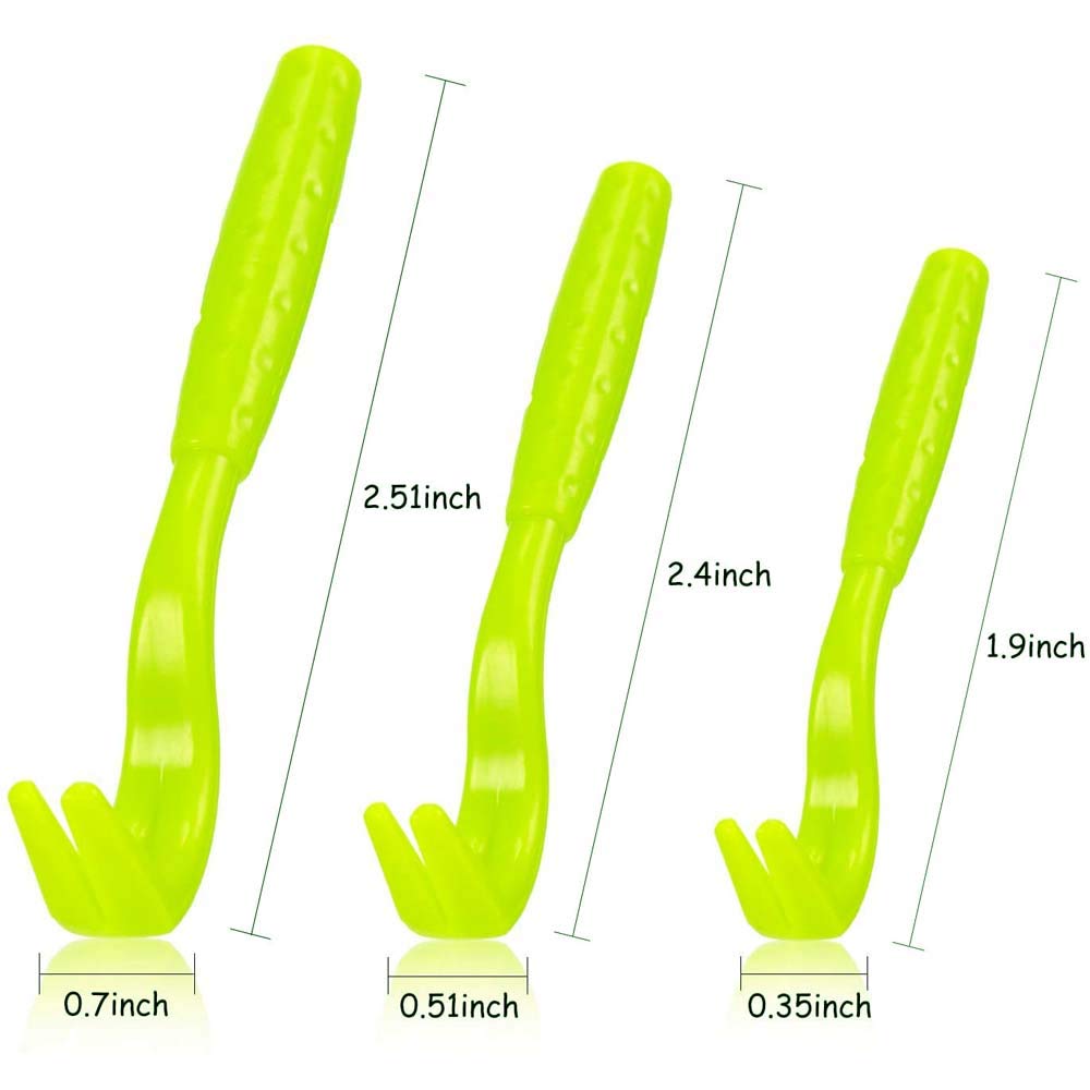 HouChanges 3Pcs Tick Remover Tool,Painlessly Tick for Dogs Cats and Humans Pets Green