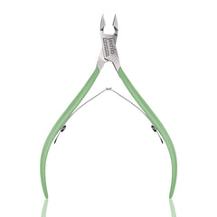 Professional Cuticle Nippers Stainless Steel Cuticle Cutters and Remover -Best Nipper Scissors, Nail Care Tool for Manicure and Pedicure (Green)