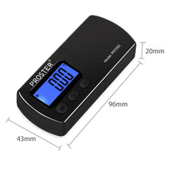 Proster Stylus Force Digital Turntable Stylus Force Scale Gauge Tester 0.01-5g LCD Backlight Cartridge Scales Gauge for Turntables Tonearm Phono Cartridge-with 5g Calibration Weights