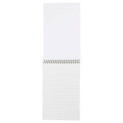 Rhino Shorthand Notepad   80 Leaf/160 Page   8mm Ruled   1-Pack - 8 x 5 (200 x 127 mm) Reporter's Notepad - Ideal for Shopping, School & Travel