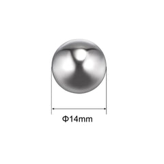 sourcing map 10pcs 14mm 201 Stainless Steel Bearing Balls G200 Precision