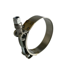 W2 Stainless Steel T Bolt Hose Clamps For Industrial Machinery & Exhaust Clips 68-76mm x4