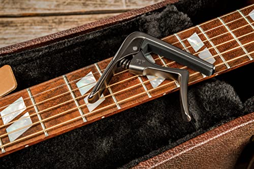 Jim Dunlop 63CGM Trigger Fly Capo Curved Gun Metal,68 g