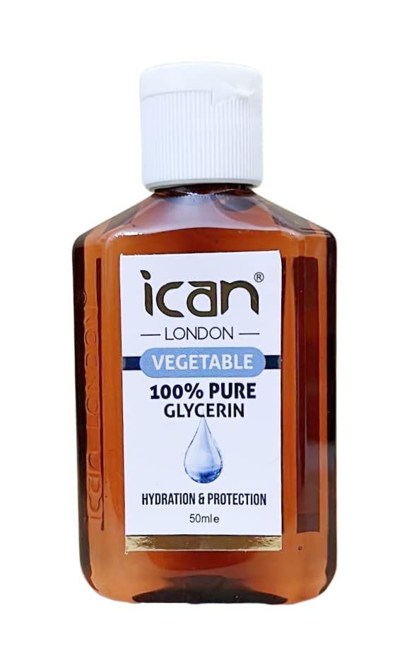 ican London 100% pure vegetable glycerine 50ml travel size