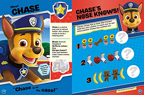 Paw Patrol: Meet the Pups Sticker Activity: With over 50 BIG stickers! A fun illustrated sticker book for children aged 3, 4, 5 based on the Nickelodeon TV Series