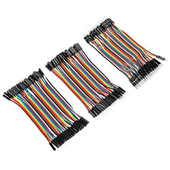 Breadboard Jumper Wires 40pin M to F / 40pin M to M / 40pin F to F 10cm Jumper Wires Kit for Breadboard 3 Pcs