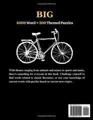 4000 BIG Word Search for Adults: Large Print (200 Themed Puzzles): Relaxing Big Font Wordfind, Anti-Eye Strain, Puzzle Book for Adults, Seniors to Have Fun and Relax