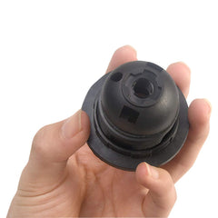 E27 Bulb Holder Edison Screw ES E27 Lamp Holder Practical Lamp Pendant Holder - Plastic Lampshade Ring Adapter(Black)