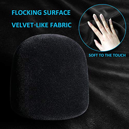 Flocked Foam Windscreen for Blue Yeti X - Mic Cover Pop Filter with Flocking Surface for Blue Yeti X Condenser Microphones by YOUSHARES