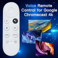 New Replacement Voice Remote Control for Google Chromecast 4k Snow Streaming Media Player, G9N9N Remote Control for Google TV GA01920-US GA01919-US(Remote Control Only)