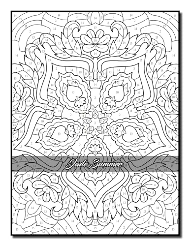 Color by Number Patterns: An Adult Coloring Book with Fun, Easy, and Relaxing Coloring Pages (Color by Number Coloring Books)