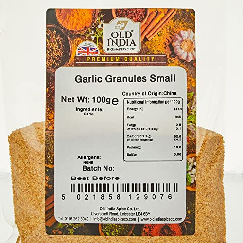 Old India Garlic Granules Small 100g