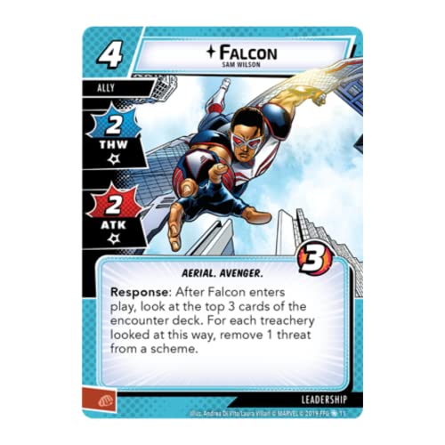 Fantasy Flight Games, Marvel Champions: Hero Pack: Captain America, Ages 14and, 1 to 4 Players, 90 Min Player Time, Multicoloured