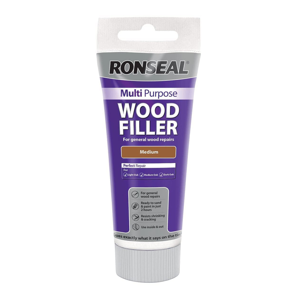 Ronseal MPWFM325G 325g Medium Multi-Purpose Wood Filler Tube