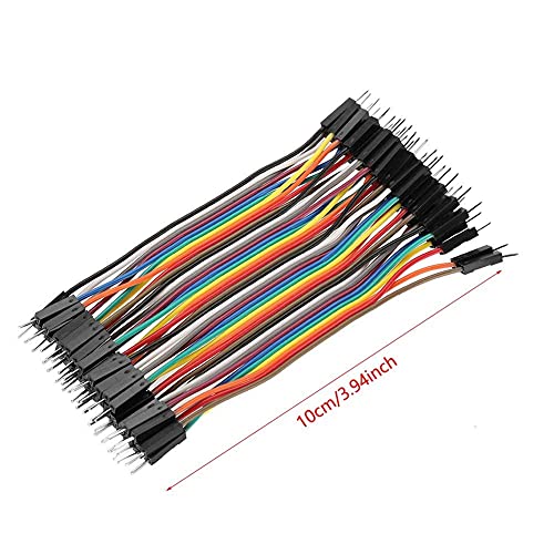 Breadboard Jumper Wires 40pin M to F / 40pin M to M / 40pin F to F 10cm Jumper Wires Kit for Breadboard 3 Pcs