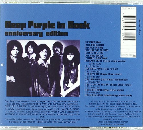 Deep Purple In Rock - Anniversary Edition