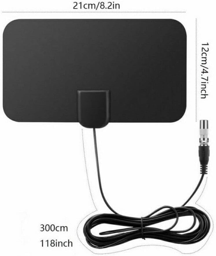 Ariana Collection® TV Aerial, Indoor TV Aerial Long 150and Miles Range - Support 4K 1080p HD VHF UHF All TV's - Indoor Smart Amplifier Signal Booster