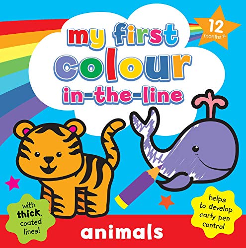 Alligator Products Limited My First Colour In The Line Animals Colouring Book