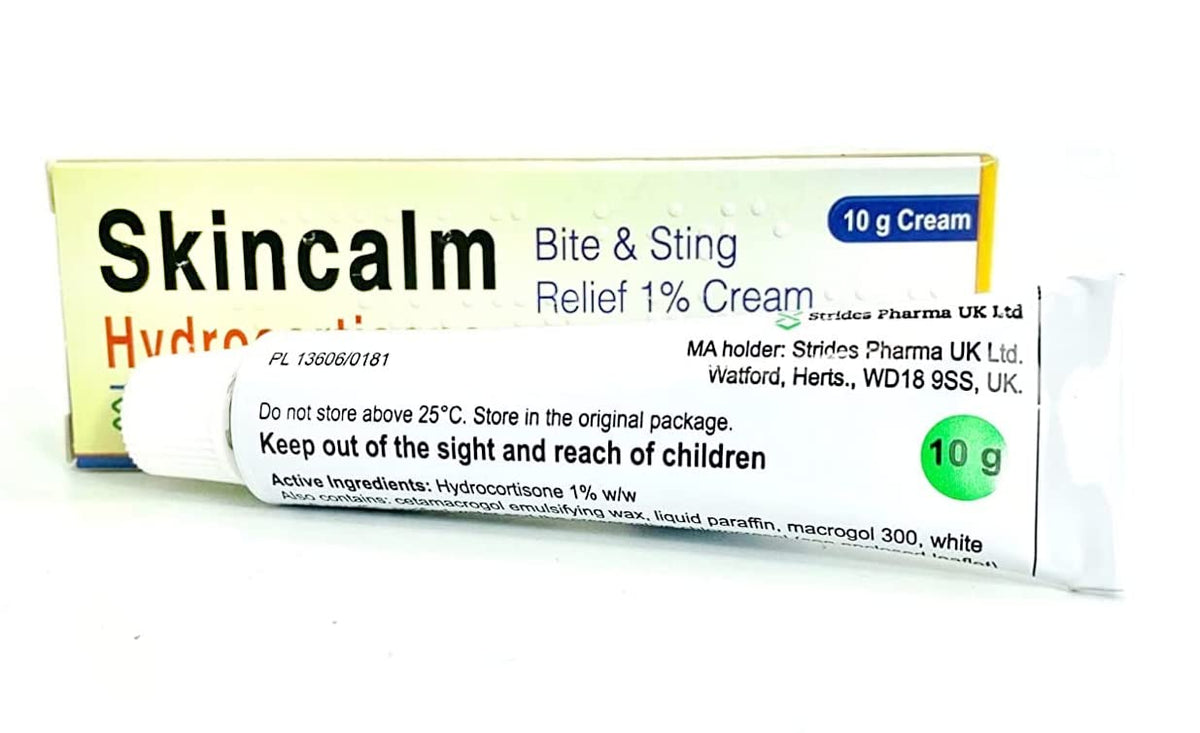 Skincalm Bite and Sting Relief 1% Cream, 10g