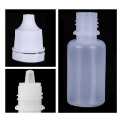 10ml/0.34oz Eye Dropper Bottles, 12 PCS Plastic Dropper Bottles, Squeezable Dropper Bottles, Translucent Bottles, Eye Liquid Empty Dropper Bottles with Cap and Removable Plug For Home, Work, Travel