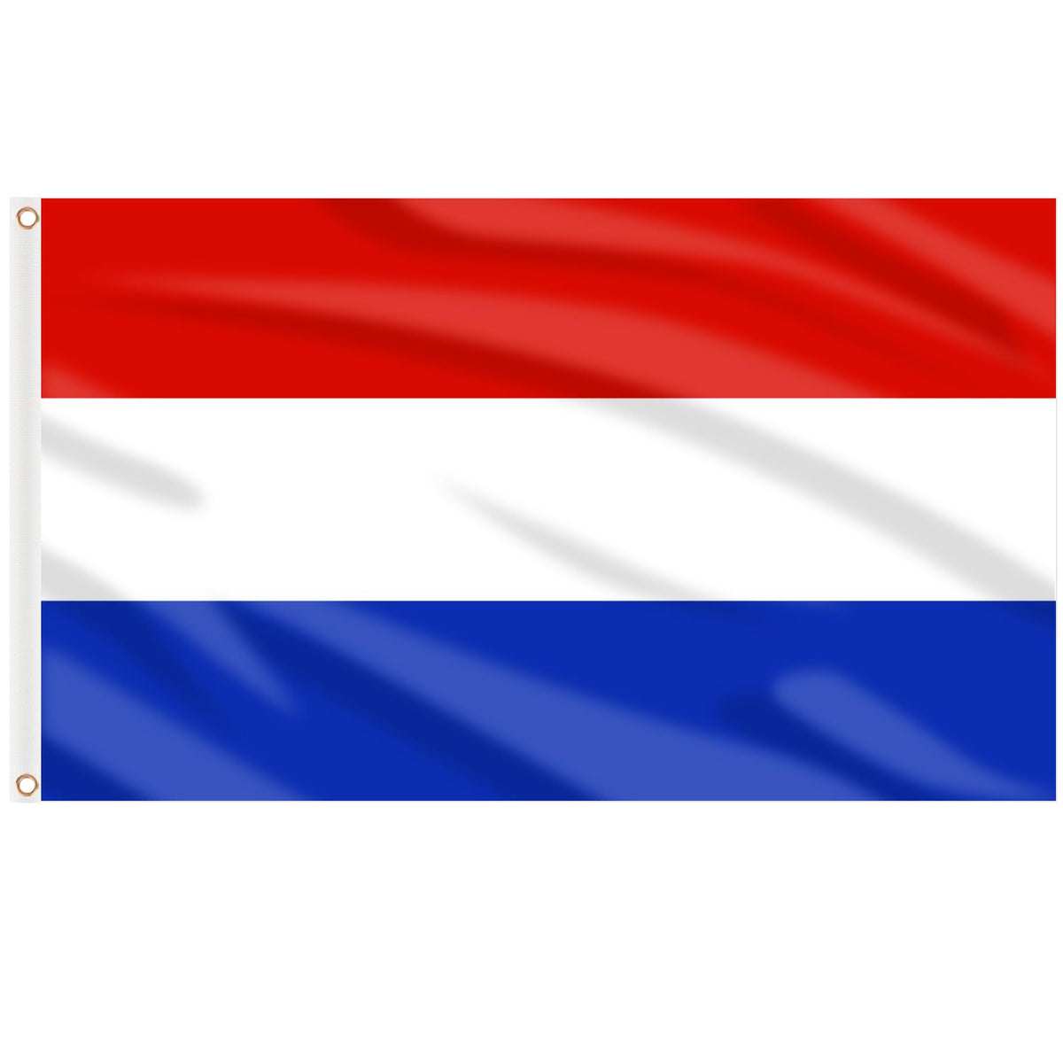 AhfuLife 1Pcs Netherlands Flag 5ft x 3ft for 27th April Party Decorations, Dutch Flag Holland Flag Double Side with Brass Eyelets for Dutch Royal Family Celebrations, Kings Day